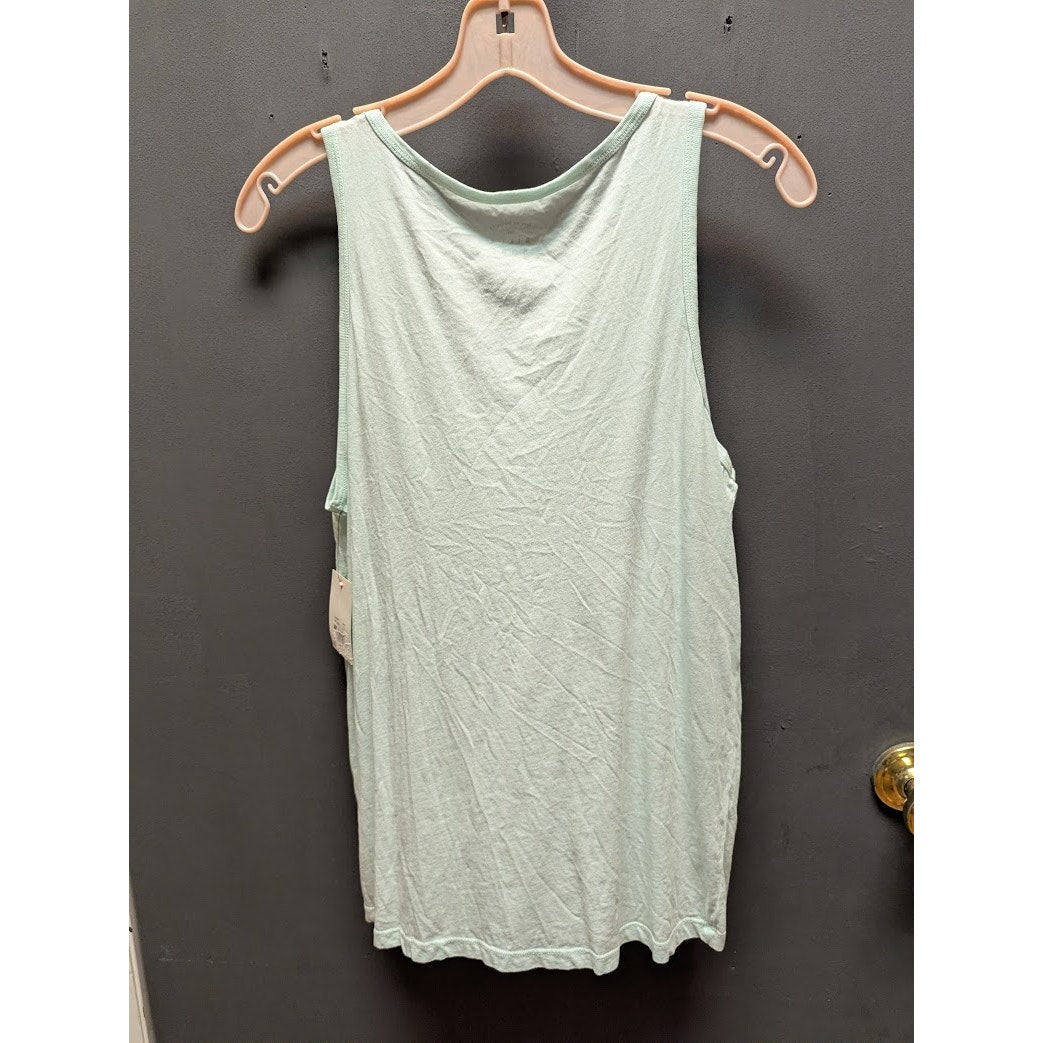 Billabong Sky Views Mint Green Graphic Tank Top Size Medium NEW activewear
