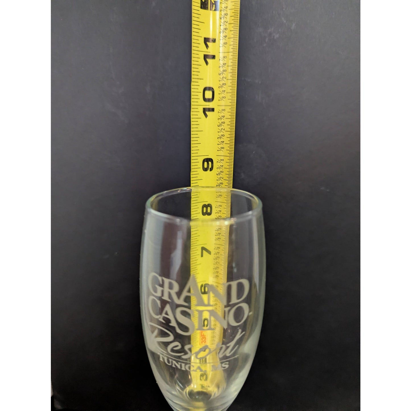 Vintage Grand Casino Tunica Champagne Flutes Twisted Stem Barware Glasses Pair