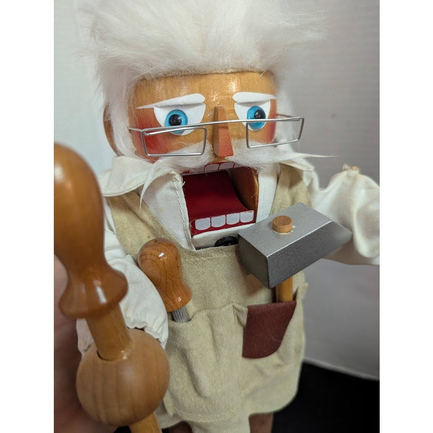 Vintage Steinbach Geppetto Woodcarver Nutcracker Handmade Germany Erzgebirge Art