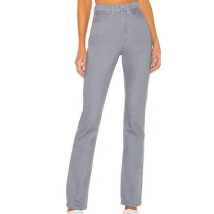 NWT WeWoreWhat Baby Boot Jeans in Grey Blue Size 31/34