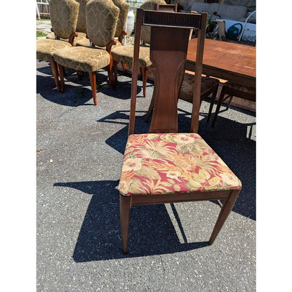 SECONDHAND SANDIES: MCM 1960s Dining Table with 4 Chairs and leaf. wood