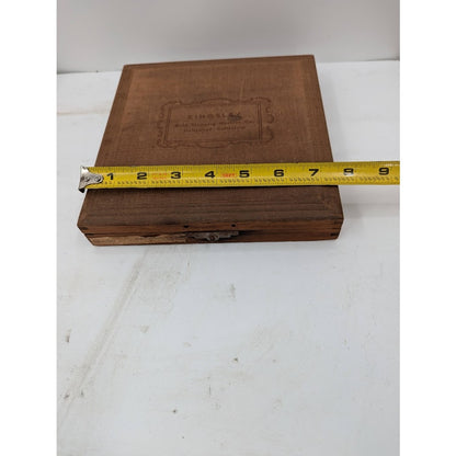 KINGSLEY hot FOIL Stamping Printer letters Typeset ROMAN lower case ,Wood Box