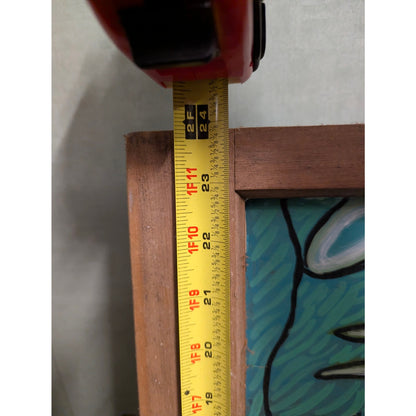 SECONDHAND SANDIES: hand painted hummingbird window art