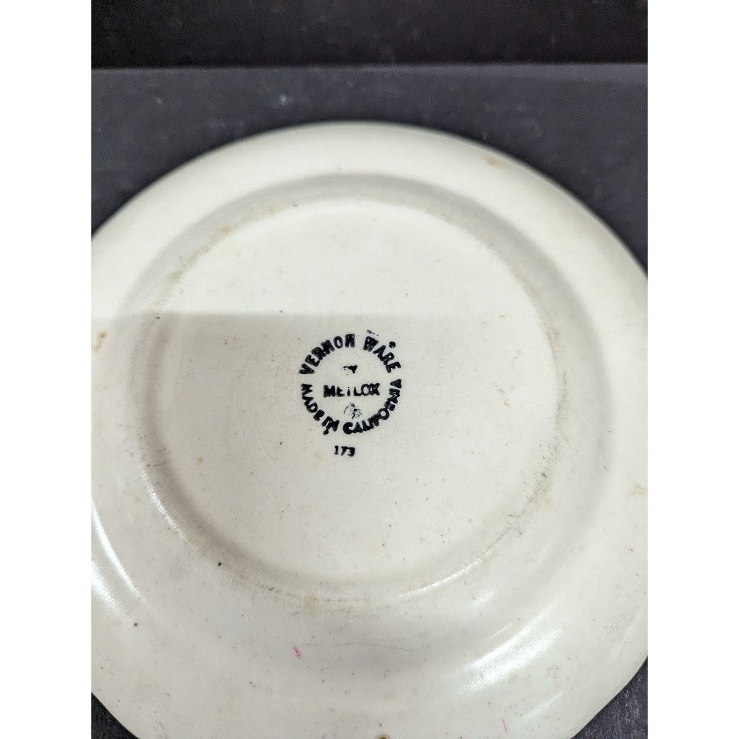 Salad Plate Vineyard by Metlox - Poppytrail - Vernon 7 5/8 rimmed