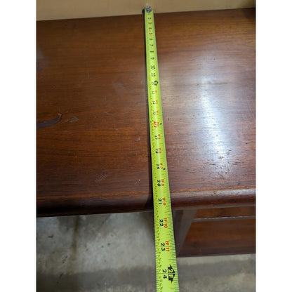 Secondhand Sandies: MCM 1960s solid wood Walnut Credenza Desk