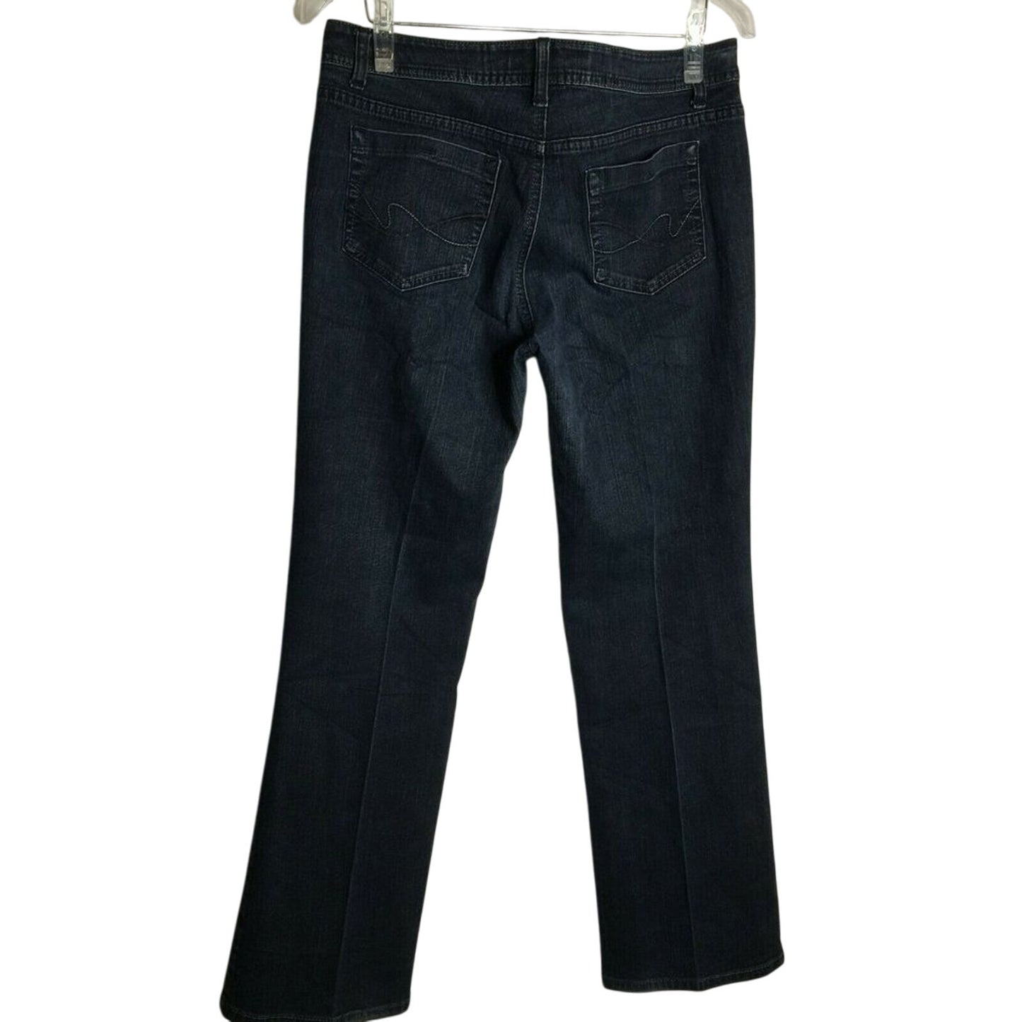 FADED Glory  Mid-Rise Medium Wash Denim Stretch Bootcut Jeans size 8 Petite