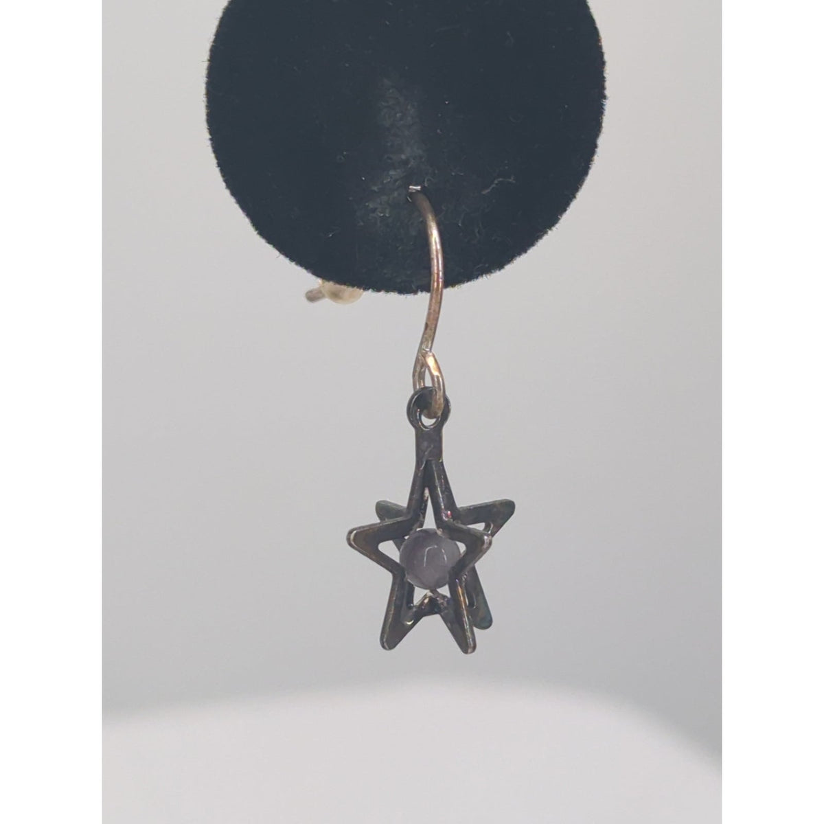 Vintage Y2K Celestial Star Fishhook Earrings Indie Sleaze Grunge Gothic Jewelry