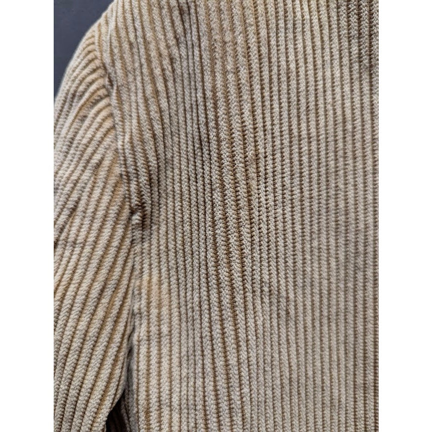 Scandia Woods Corduroy Blazer Size 46 Tan Notch Lapel Academia Professor