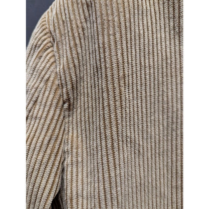Scandia Woods Corduroy Blazer Size 46 Tan Notch Lapel Academia Professor