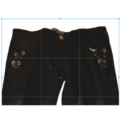 XOXO Girls Black Pants Size 14 NWT Lace Up Accent Rhinestone Pocket Y2K Vibe