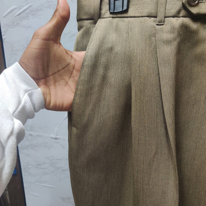 Vintage Rockabilly Suit Gino Cappeli 40R Jacket cuffed Trouser Pant Polyester