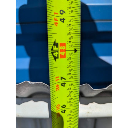 Aluminum VINTAGE awning 50" Wall brackets and channel