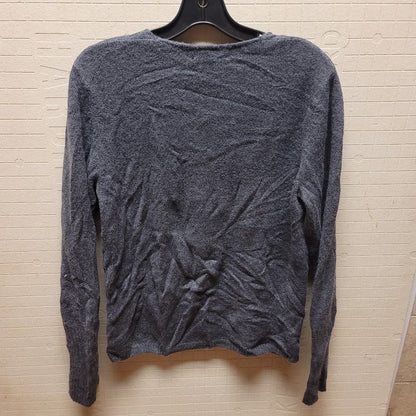 treasure & bond NEW Gray dark charcoal sweater Vneck long sleeve Size XS