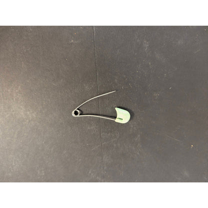 Vintage Mint Green Plastic Top Diaper Pins Safety Pins Set Craft Notion