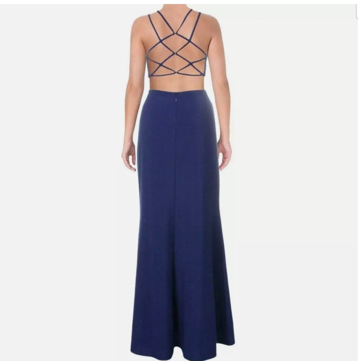 MORGAN & Co.  Electric Blue Maxi Formal dress Size 1 Orignally 120.00 gown NEW