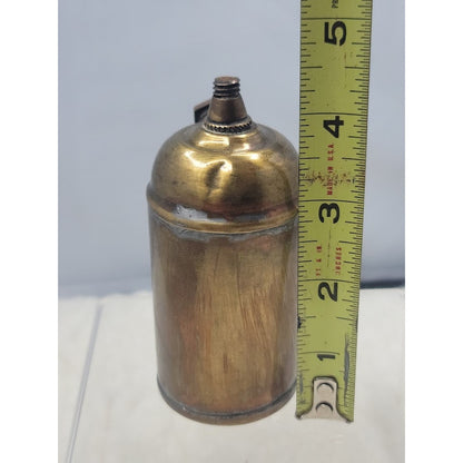 Antique Brass Table Lighter Tankard Handle Style Industrial Steampunk Nautical