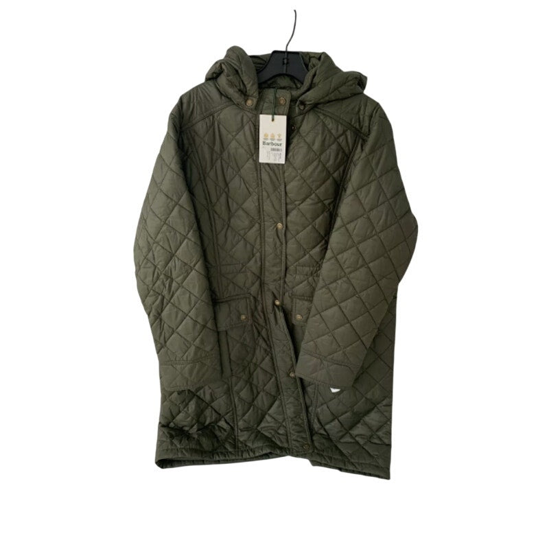 BARBOUR Jenkins Quilted Women's Jacket Size 2X $ 375 OLIVE COAT NEW