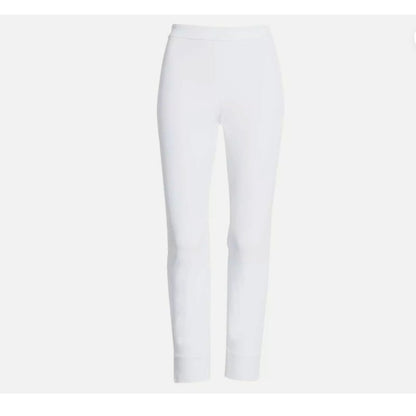 Nordstrom 1901 Pants 12 NWOT Stretch Ankle Skinny White Slimming Fit CottonBlend