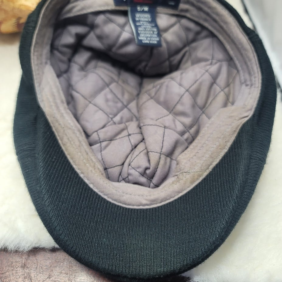 Cremieux Green  Knit Small Medium Paperboy Newsboy Gatsby Cabbie Scally Cap