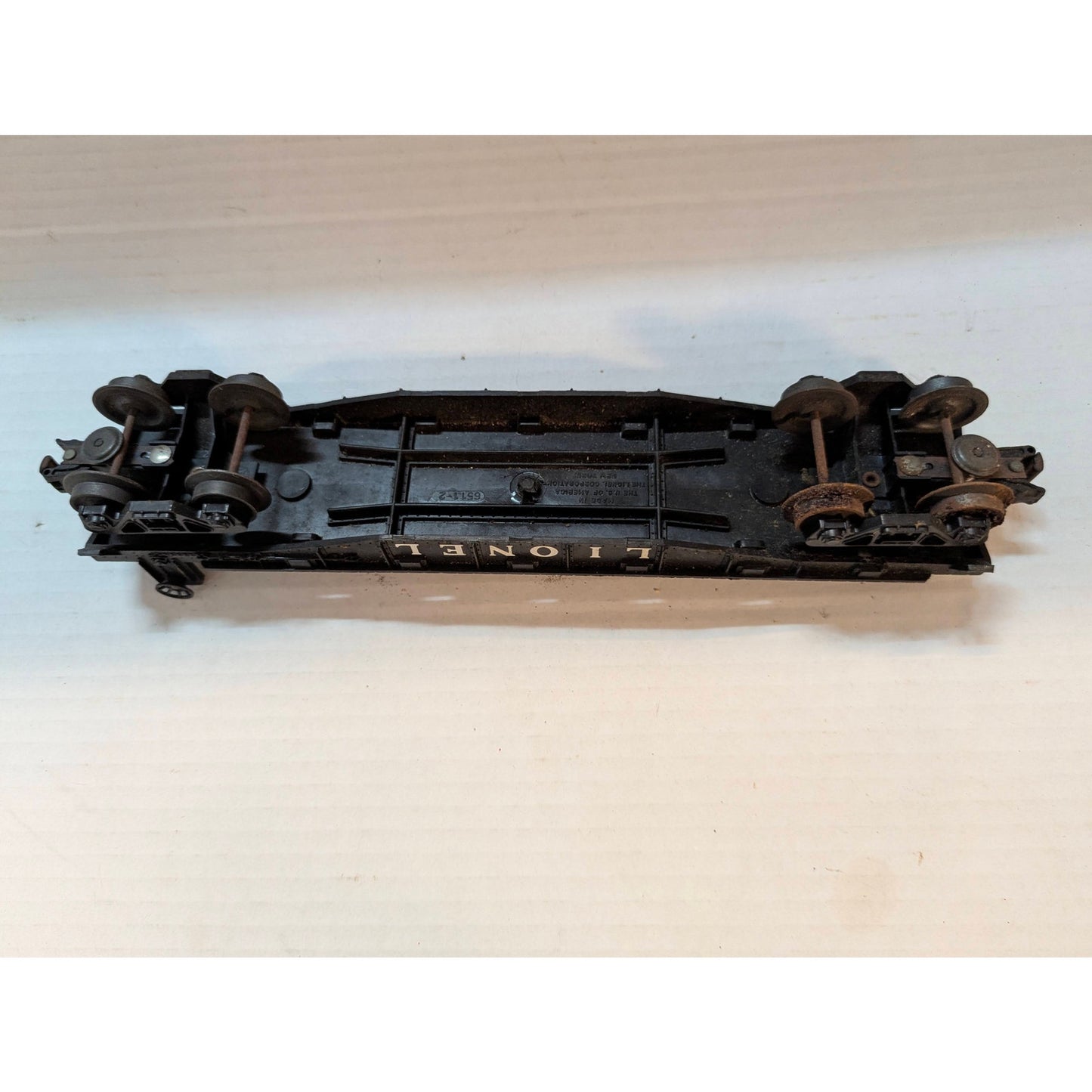 Lionel Vintage O Gauge Black Flatcar Model Train Car
