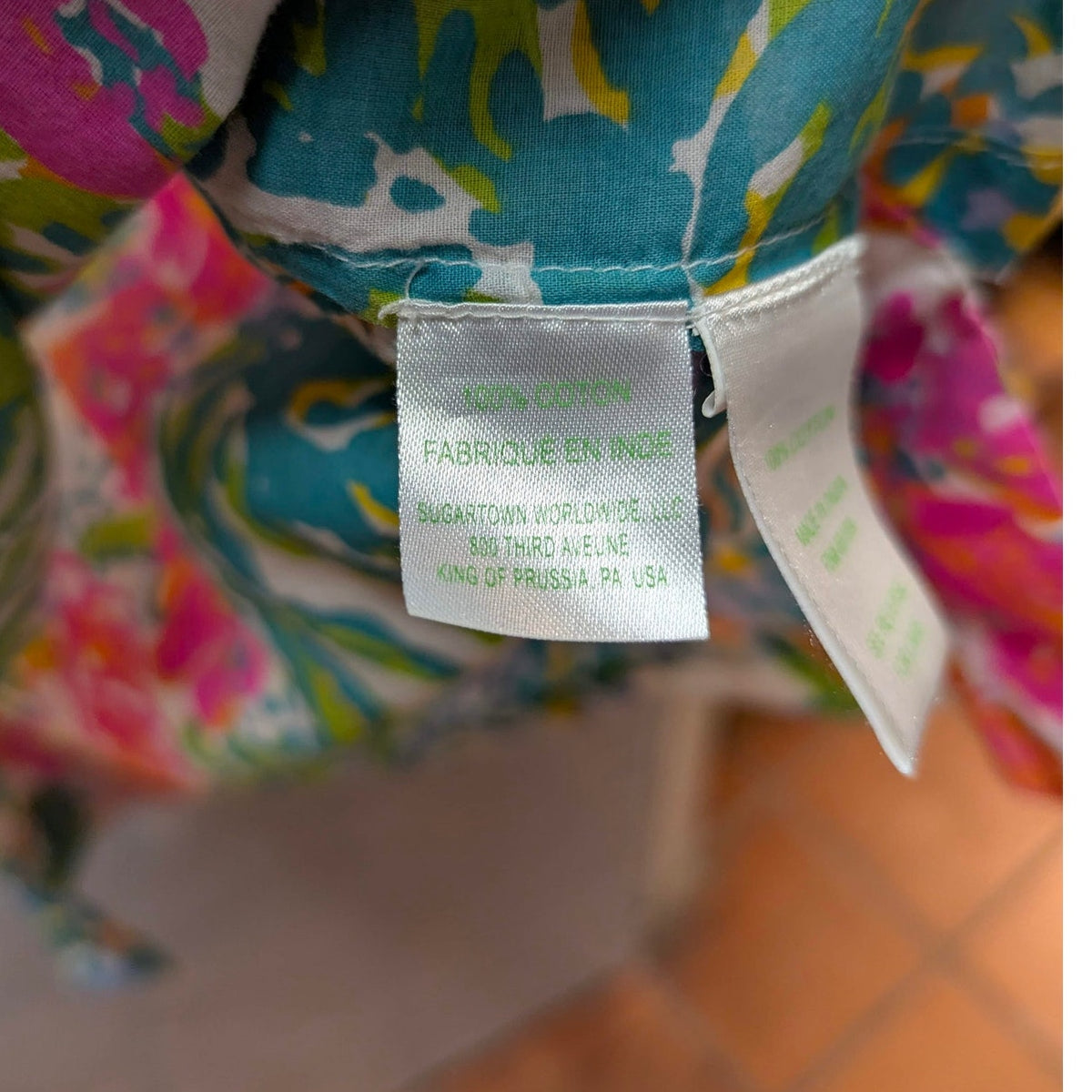 Lilly Pulitzer Amelia Island Tunic Casa Marina Seashell Floral Print Top Medium
