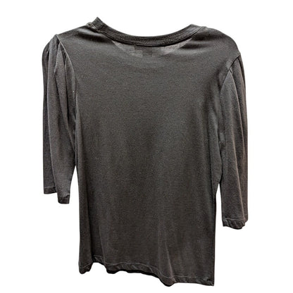 Something Navy NEW size Medium 3/4 Sleeve Crew Neck blouse top shirt Casual