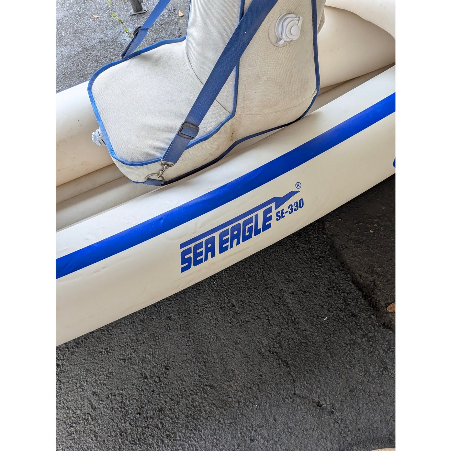 Sea Eagle SE 330 Inflatable canoe kayak portable lightweight flat or mild rivers