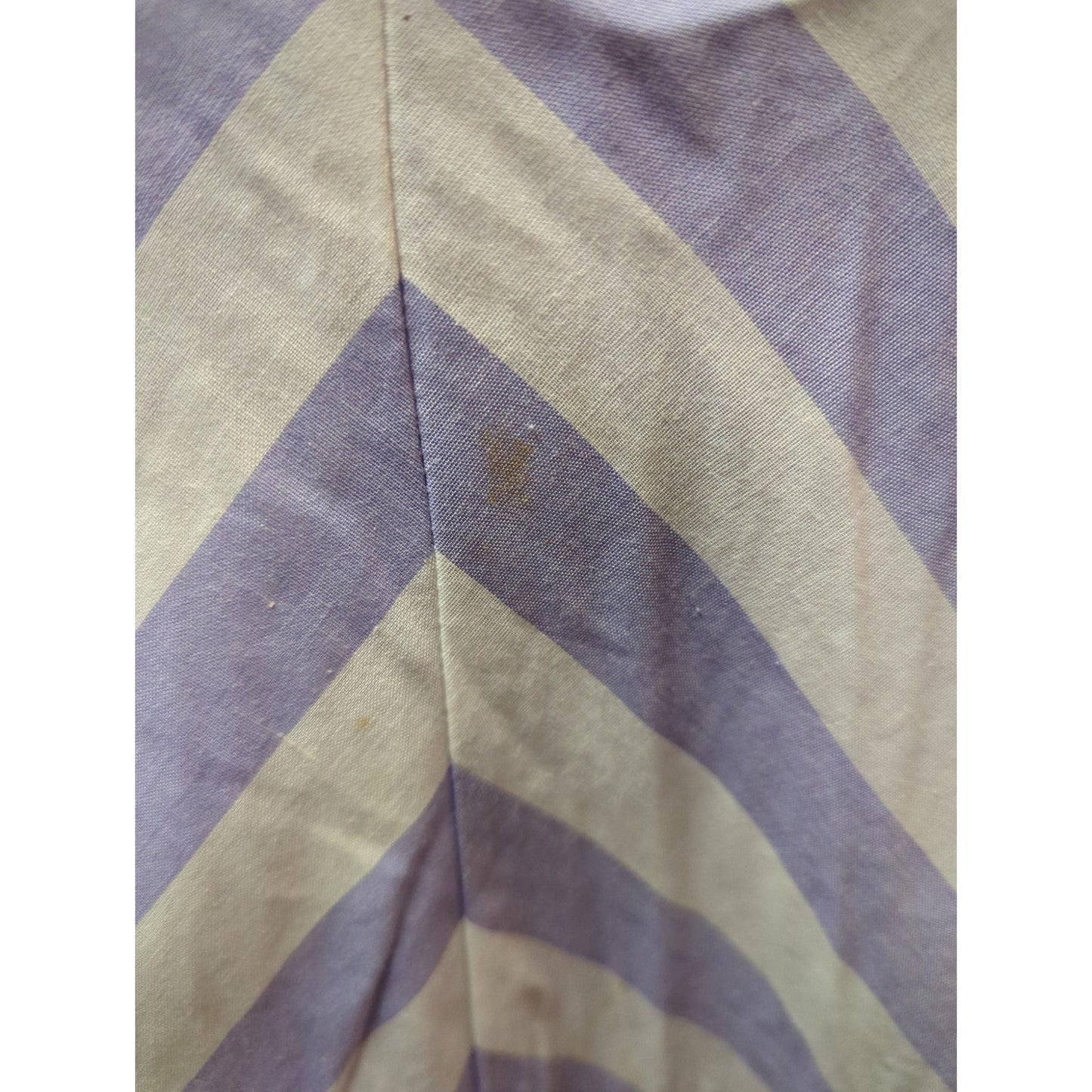 Altogether Vintage square Neck purple white striped dress sleeveless Medium