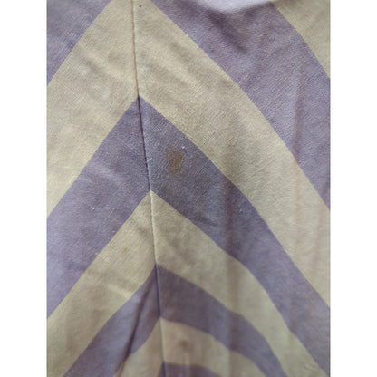 Altogether Vintage square Neck purple white striped dress sleeveless Medium