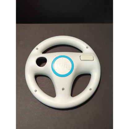 Wii Video Nintendo white steering wheel for racing games console Mario Kart