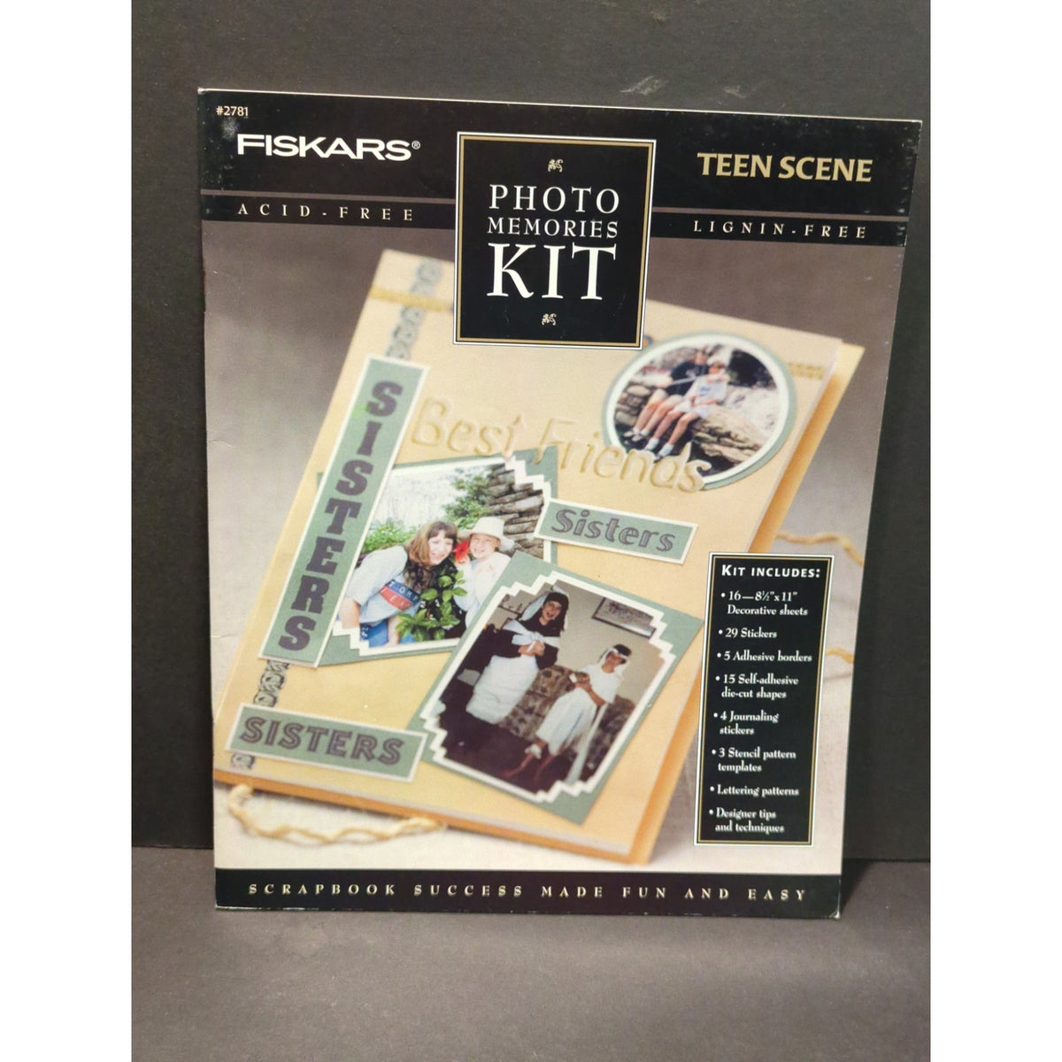 FISKARS Photo Memories KIT scrapbooking CRAFTS #2781 Teen Scene
