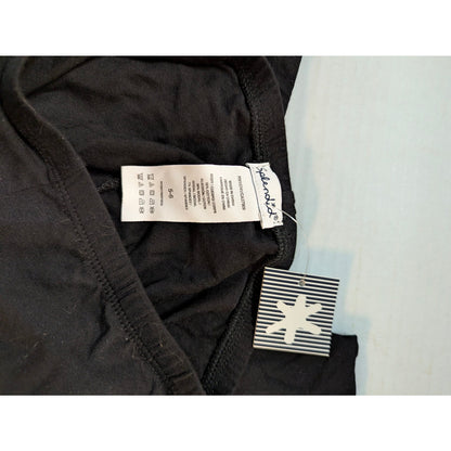 Splendid Girls Black Stretch Cotton Modal Ribbed Knit Leggings Size 5-6 NWT