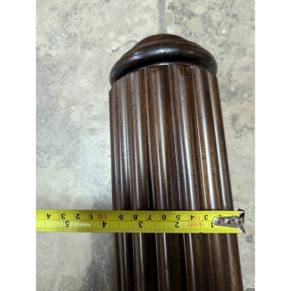 Round Bed Post Solid Walnut Stain Wood Posts/Pillars/Columns Salvage Craft