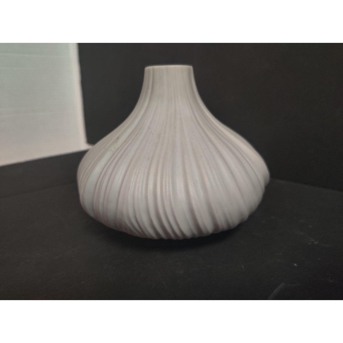 Vintage Rosenthal Studio-Line Germany White Bisque Porcelain Vase Tapio Wirkkala