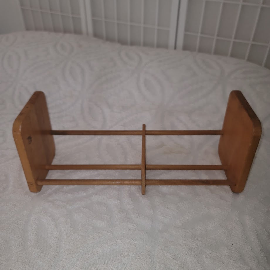 Napa Valley Box Co Wood Adjustable Book CD DVD Holder Rack 19"
