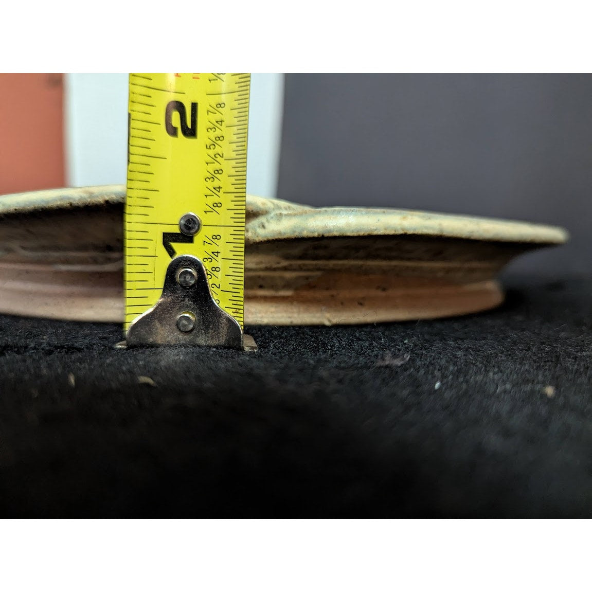 George Griffin Pottery, Sopchoppy Florida Handmade Art Pottery Plate 11" Earthy