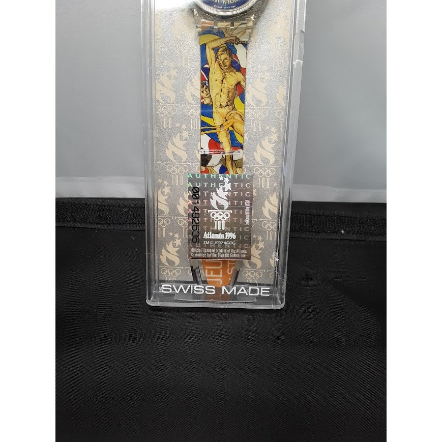 Vintage Swatch Automatic SAZ103 Stockholm 1912 Olympics NIB 1994