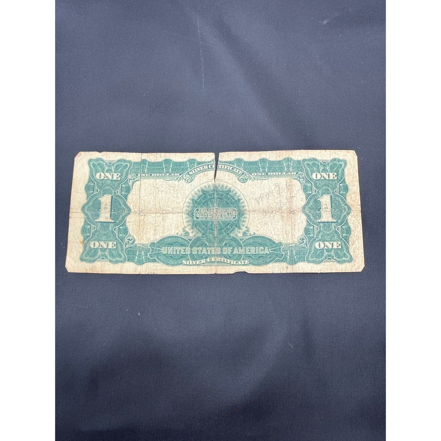 Vintage 1899 $1 Silver Certificate Black Eagle Washington DC Large Note