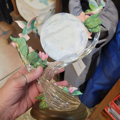 Bradford Exchange "Enchanted Garden" Hummingbird - Lena Liu's Secret Garden