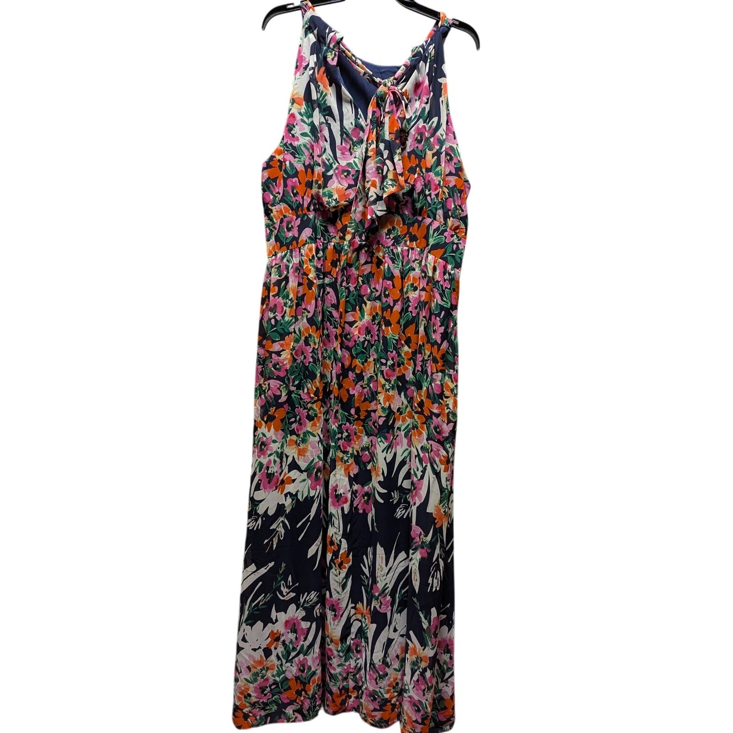 Eliza J Floral Halter Neck  Maxi Dress Size 22W NWT Formal Cocktail Party