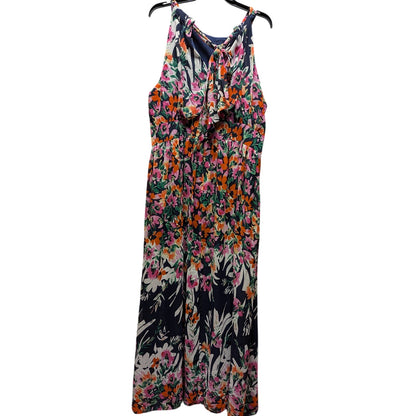 Eliza J Floral Halter Neck  Maxi Dress Size 22W NWT Formal Cocktail Party
