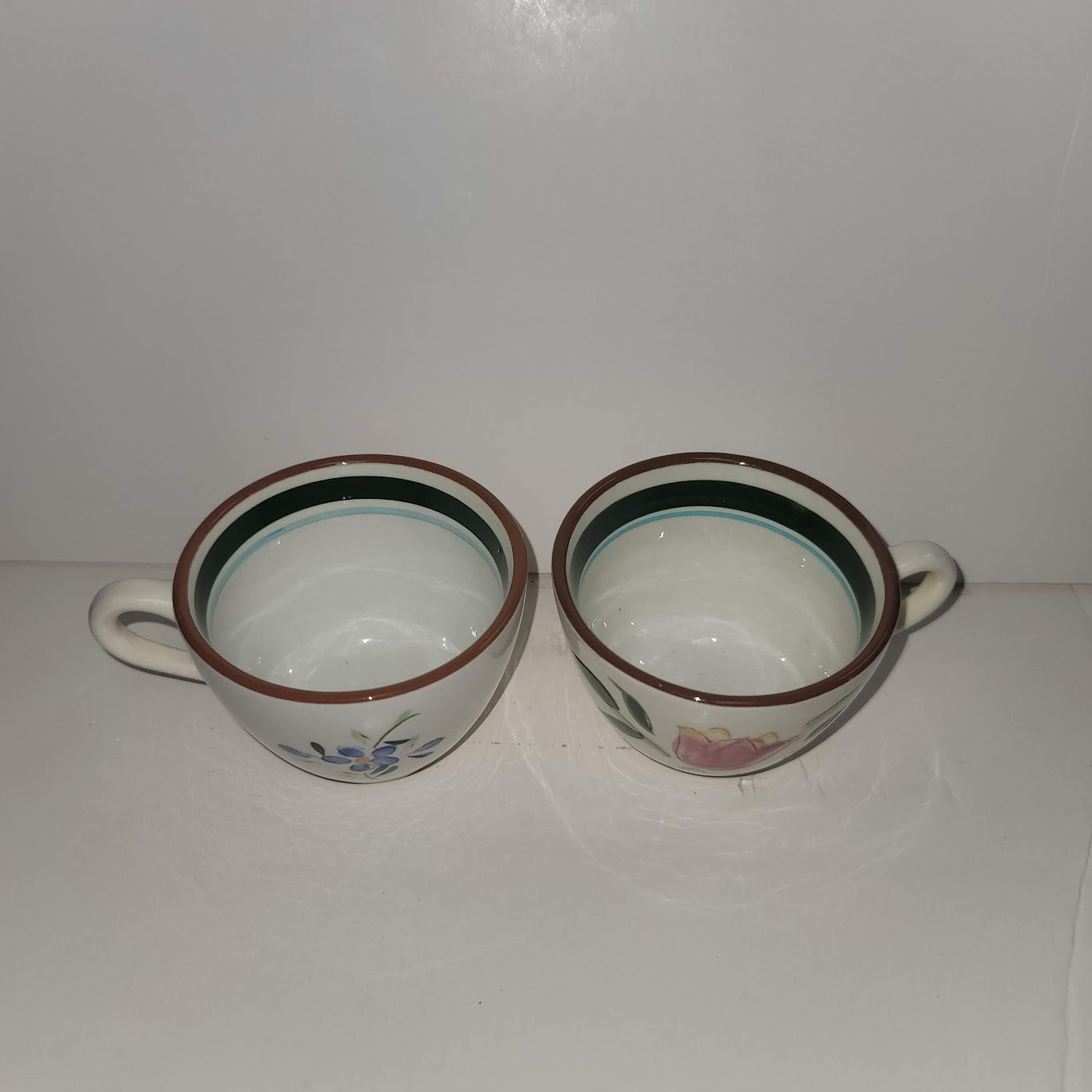 Stangl Pottery country Garden 2 Cups coffee tea Pair handles Replacement