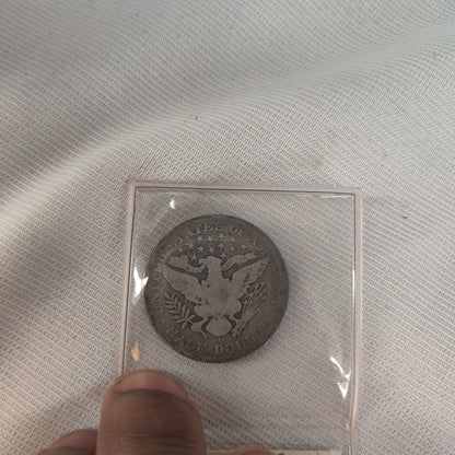 1909-O Barber Silver Half Dollar - Final Year New Orleans Mint Vintage US Coin