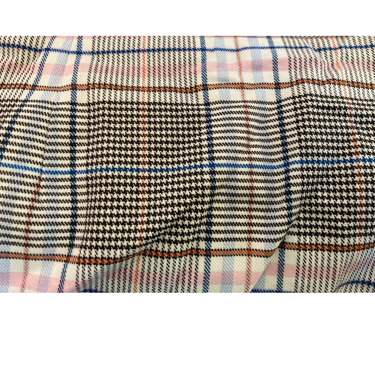 Halogen Lined Back Zip Plaid Pencil Skirt Sz 6 in Black Multi Lillian Check NWT