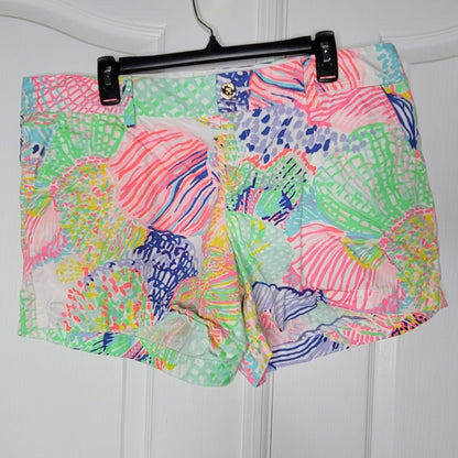 Lilly Pulitzer Short Callahan womens Size 16 Multi Roar Of The Seas
