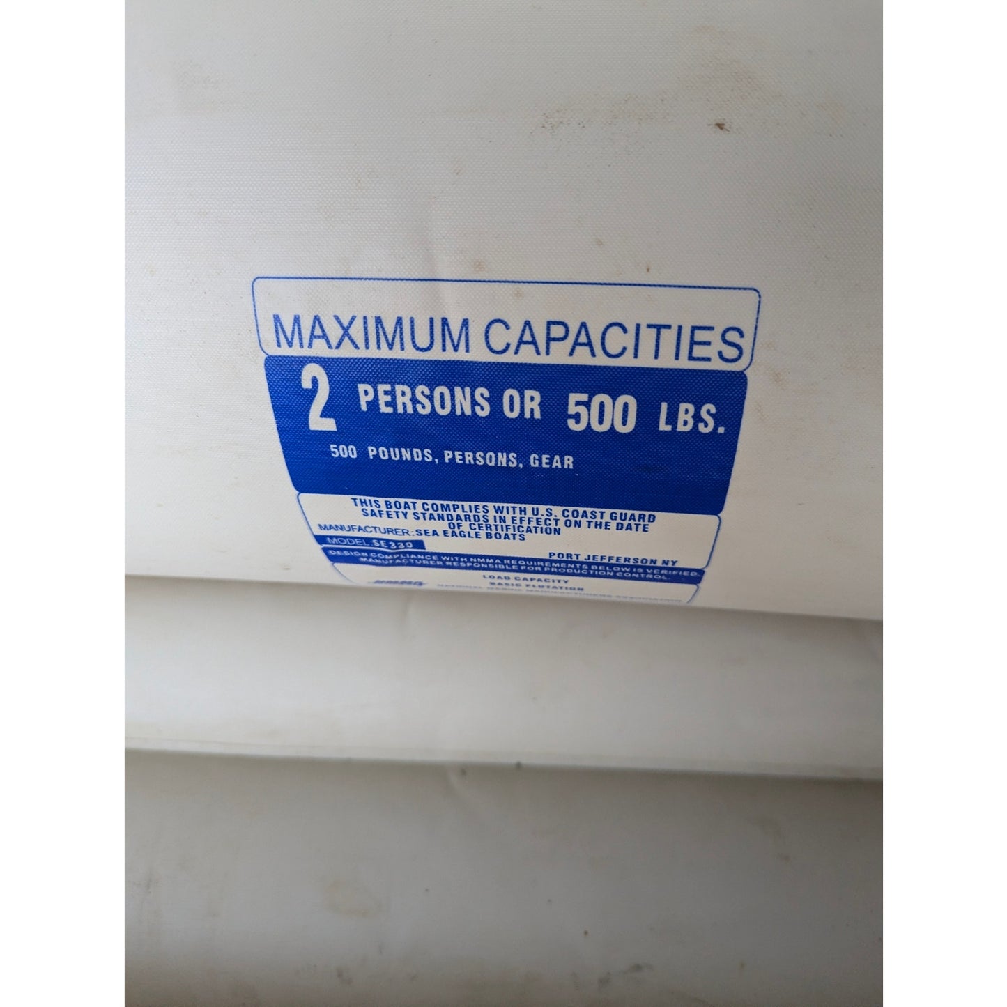 Sea Eagle SE 330 Inflatable canoe kayak portable lightweight flat or mild rivers