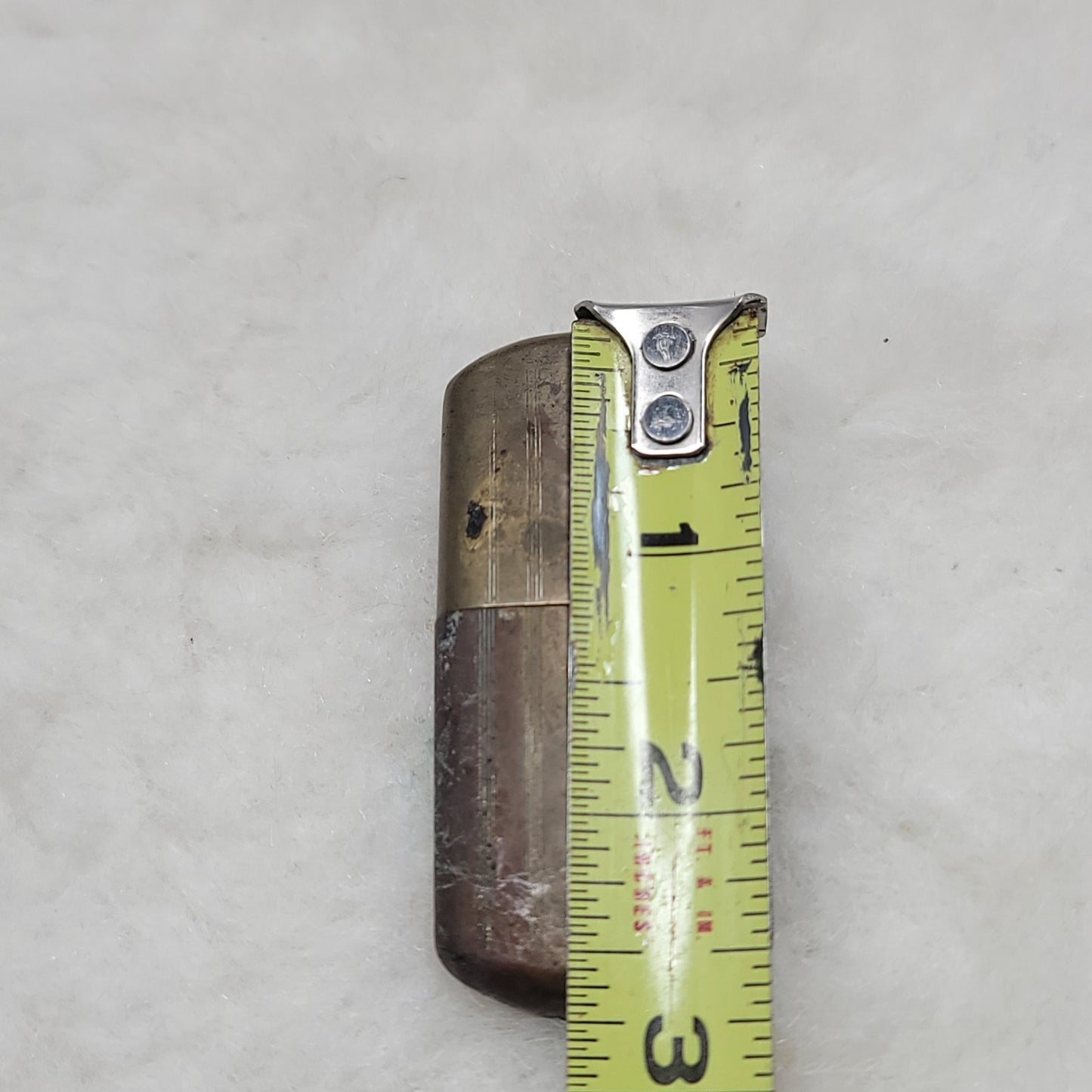 Vintage Brass Slide Sleeve Pocket Lighter Antique Military Trench Art WWI WWII
