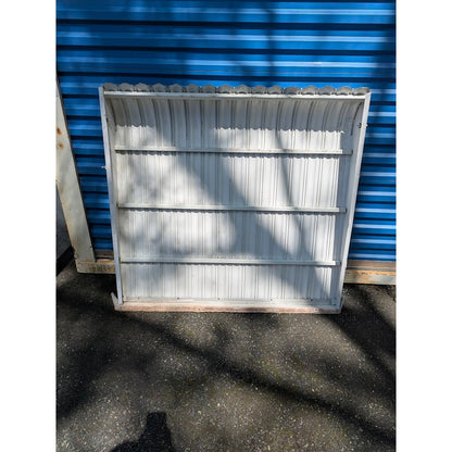 Aluminum VINTAGE awning 50" Wall brackets and channel