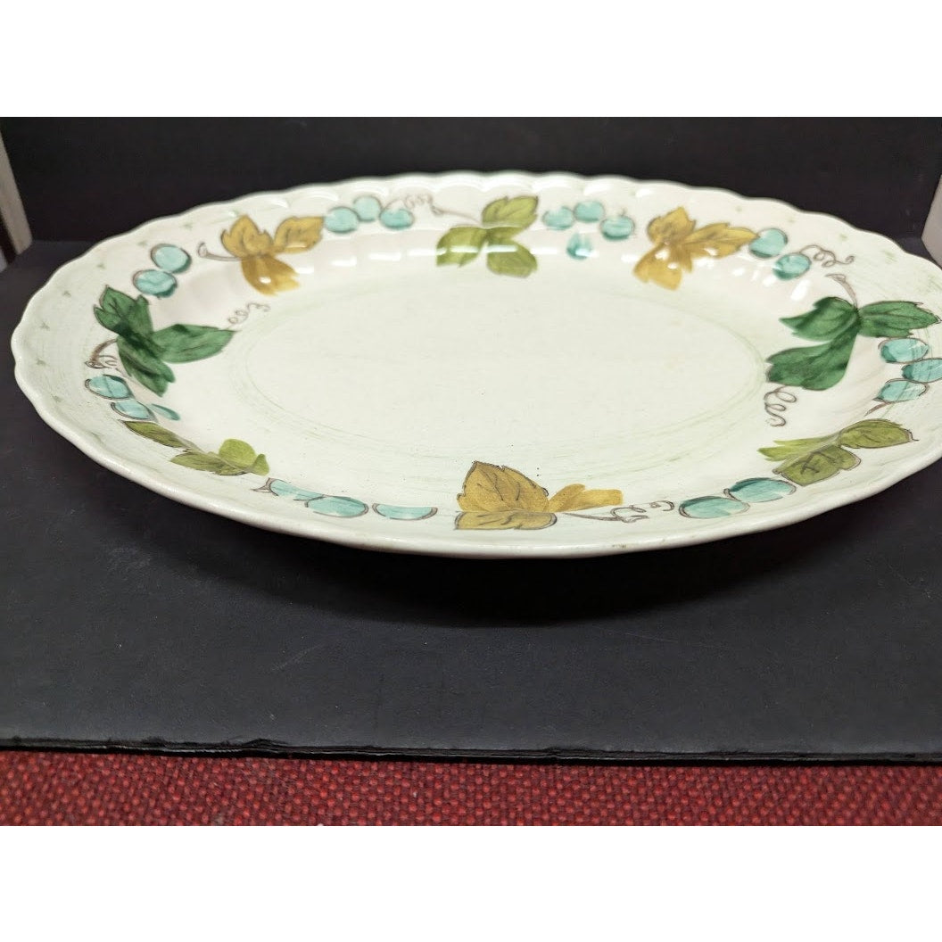 RETIRED Vineyard by Metlox Poppytrail Vernon 14" x 10" Oval Platter Serving