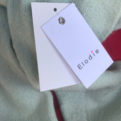 Elodie NWT Sage Lightweight Crew Neck Sweater MEDIUM long sleeve green